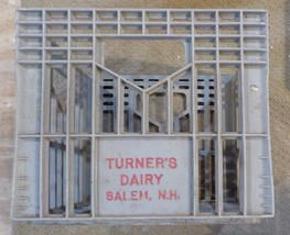 Vintage Turner&#39;s Dairy Milk Crate - Salem, New Hampshire - £19.43 GBP