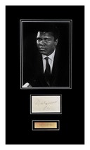 Muhammad Ali Autographed Card Museum Framed Ready for Display - £636.19 GBP