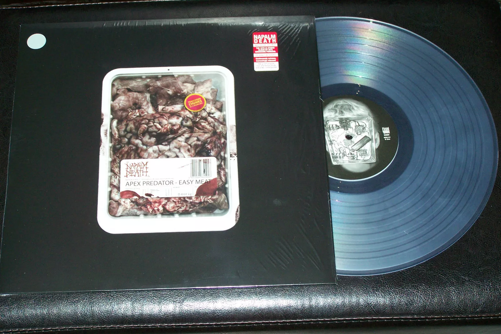 NAPALM DEATH APEX PREDATOR – EASY MEAT (CLEAR LP &amp; POSTER) 200 COPIES - $92.96