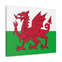 Wales Country Flag Canvas Vibrant Wall Art Unframed Home Decor - £60.09 GBP+