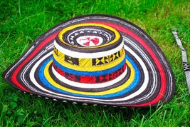 Col-p Colombian Hat Colored Sombrero Sinuano 21 Vueltas Laps From Colomb... - £94.17 GBP