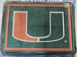 NCAA Miami Hurricanes Laser Cut Trailer Hitch Cap Cover Universal Fit Wi... - £20.74 GBP