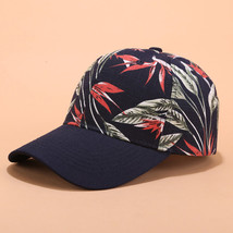 Floral Print Women Baseball Cap Female Adjustable Snapback Hat Summer Fashion - £11.54 GBP