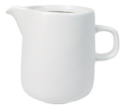 White Porcelain Artisan Hand Crafted Barista Style Maker Carafe Flask Part - $16.99