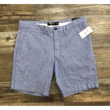 Nordstrom Mens Size 32 Blue Flat Front Casual Shorts New with Tags - $17.59