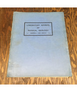 Vintage 1955 laboratory manual of physical geology University of Pittsburgh - £15.53 GBP