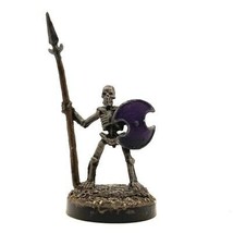 Reaper Miniatures Skeletal Spearman 1 Painted Model Skeleton Warrior Bones - $23.00