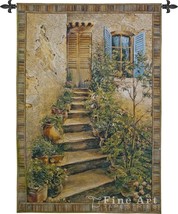 75x53 TUSCAN VILLA II  Italy Tapestry Wall Hanging - $287.10