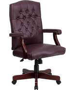 Burgundy High Back Chair 801L-LF0019-BY-LEA-GG - $389.58 CAD
