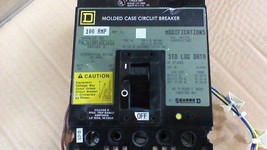SQUARE D FHL3610016DC1616  BREAKER / 3P 100AMP / 600VDC MAX /24VDC LOW V... - $158.59