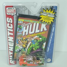 2007 Marvel Authentics The Incredible Hulk Diecast Car Comic 1/64 Vs Wol... - £23.18 GBP