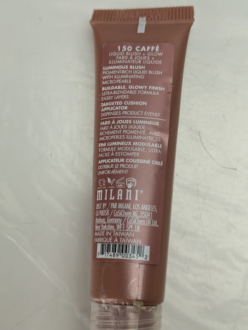 Milani Cheek Kiss Liquid Creamy 2-in-1 Blush + Glow, for Cheeks Makeup 150 Caffe Item image 10