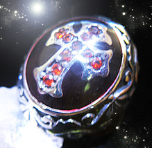 HAUNTED RING HIGHEST VAMPIRE RULER OF OVER 200+ VAMPIRES RARE EXTREME MAGICK image 2