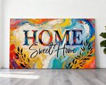 Home Sweet Home Canvas Wall Art Framed for Bedroom Living Room Home Office - $36.05+