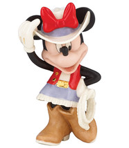 Lenox Disney Rodeo Minnie Mouse Figurine Western Cowgirl 4.25&quot;H New - £38.13 GBP