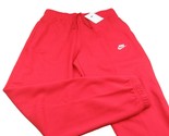 Nike Sportswear Club Fleece Jogger Pants Men&#39;s Size Medium Red NEW BV273... - $39.99