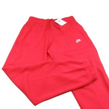 Nike Sportswear Club Fleece Jogger Pants Men&#39;s Size Medium Red NEW BV273... - £31.31 GBP