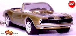 HTF KEYCHAIN GOLD 1967/68/1969 CAMARO SS CONVERTIBLE CUSTOM Ltd GREAT GIFT - £36.62 GBP