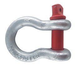 (10) 1“ SCREW PIN ANCHOR SHACKLE W.RED PIN CLEVIS JEEP OFF ROAD TOW RIGG... - $229.90