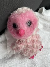 ty twiggy pink owl soft toy approx 7&quot; - $10.80