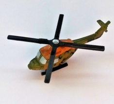 Micro Sized Hot Wheels Westland Lynx Gunship Helicopter Rare Green Black... - $14.84