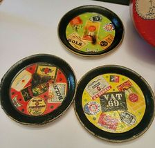 HENRI MAIRE 6 DRINK COASTERS MADE IN JAPAN image 3