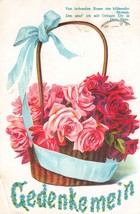 Antique Postcard Germany Early 1900&#39;s Basket of Flowers - £4.06 GBP