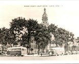 Vtg RPPC Austin Minnestota MN 1940s Mower County Court House Street w Cars - £7.65 GBP