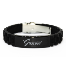 Motivational Christian Bracelet, Amazing grace!, Inspirational Christmas , Famil - £19.43 GBP