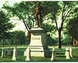 George Washington Monumento Newburyport Massachusetts Ma Unp DB Cartolin... - $7.12