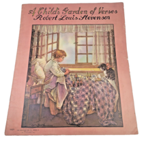 A Child&#39;s Garden of Verses Robert Louis Stevenson 1921 Illustrated Has Repairs - £6.14 GBP