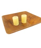 Bowl Decorative Square Metal Centerpiece Made in Turkey Vintage Home Dec... - $45.49