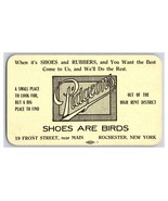 Vtg Advertising Trade Card Pidgeon&#39;s Shoe Store Rochester New York NY R2 - $403.34 MXN