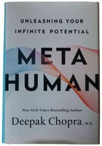 Deepak Chopra Meta Human Signed 1ST Edition 2019 Spiritual Self Help Motivation - £24.89 GBP