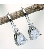 Dangle Earrings 1” (AWQ) Zircon Gems - £27.91 GBP