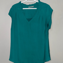 Daniel Rainn Green V-Neck Blouse - $9.80