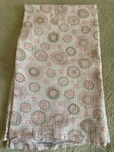 SwaddleMe Girls White Brown Pink Geometric Circles Swaddle Baby Blanket - $11.27