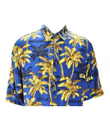 Reyn Spooner Sports UCLA Bruins Casual Hawaiian Shirt Palm Tree Blue Gol... - £70.08 GBP