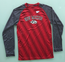 NCAA New Mexico Lobos Youth Torpedo Long Sleeve Tee Large Scarlet/Carbon... - £10.90 GBP