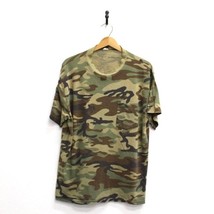 Vintage Army Camouflage Camo T Shirt XL - $47.52