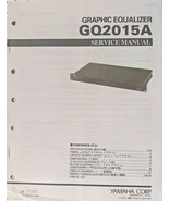 Yamaha Q2015A Graphic Equalizer Rack EQ Original Service Manual Schemati... - $35.09 CAD