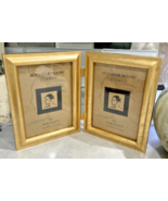 Jennifer Moore by Federated Store gold tone frame hinged Double 5 x 7, P... - €17,77 EUR