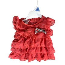 Little Lass Girls Baby Infant Size 18 MOnths Orange Sleeveless Tiered Fo... - $8.90