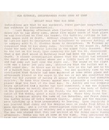 1912 Ola Guthrie Murder Georgetown Idaho Journalist Draft Local Crime DWJJ5 - $39.99