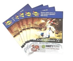 1972 Official St. Louis Cardinals Scorecards Programs Lot of 5 M639 - £25.95 GBP