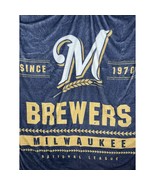 Milwaukee Brewers Stadium Insiders Club Blanket Lightweight 77&quot; x 58&quot; - £17.97 GBP