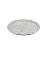Round Etched Metal Tray 13.5&quot;D - 790976 - $1,072.63 MXN