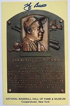 Yogi Berra (d. 2015) Signed Autographed Hall of Fame HOF Plaque Postcard... - £79.12 GBP