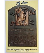 Yogi Berra (d. 2015) Signed Autographed Hall of Fame HOF Plaque Postcard... - $69.29
