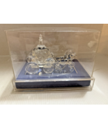 Crystal Wedding Coach Horse &amp; Carriage Sculpture #5903 - $29.33 CAD